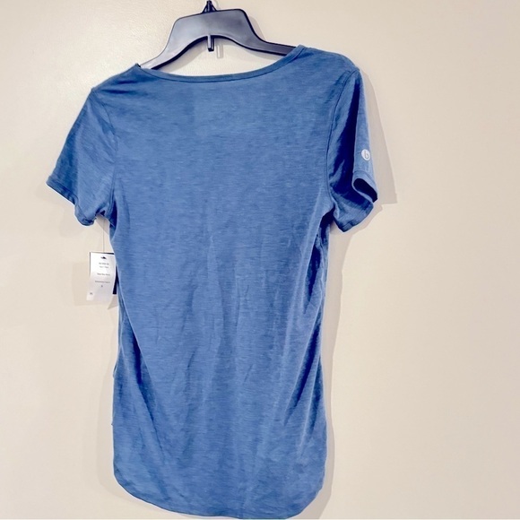 Cotton On Body Womens Short Sleeve Curved Hem Active Gym T-Shirt Blue - Picture 13 of 14